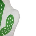 thumbnail image 3 of Northlight Cactus Plush Fleece Throw Pillow - 20" x 13" - White and Green, 3 of 4
