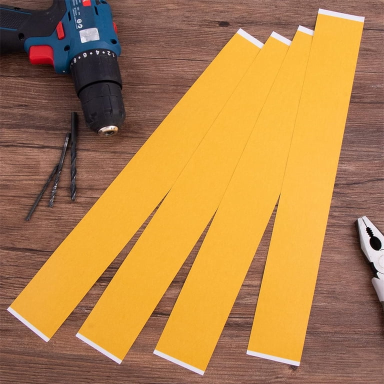 20-Pack Woodworking Tape Strips – 2" X 14" Double-Sided PVC Self-Adhesive For Miter & Table Saws, Zero Clearance For Accurate Cuts