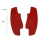 thumbnail image 3 of Lot de 2 palettes de changement de vitesse en alliage d'aluminium rouge pour volant Spirior 2015-2019, 3 of 4