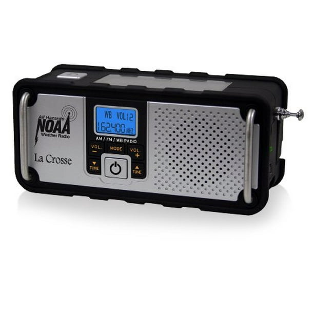 La Crosse Technology 810106 NOAA Hand Crank Weather Radio Walmart