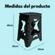 thumbnail image 4 of Banco Plegable Grande Portatil Plastico Soporta 120kg 1pz Acabado De La Estructura Mate Color Negro, 4 of 6