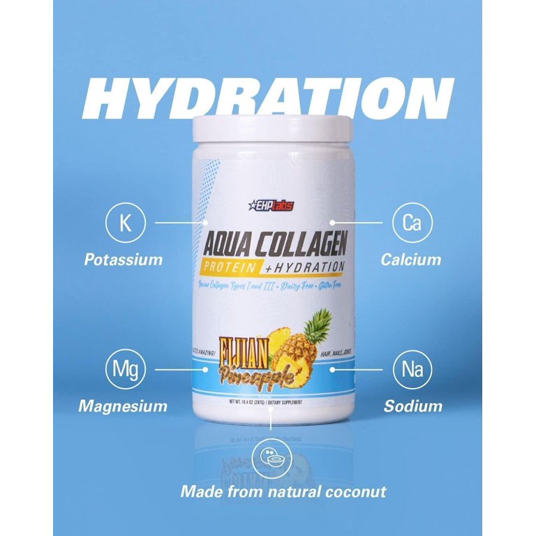 how much time before workout should i take l carnitine EHP LABS Aqua Collagen Peptides Powder, 24 Servings, Raspberry Refresh