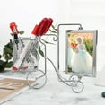 thumbnail image 4 of Picture Frame, Photo Frame, Exquisite Workmanship Sturdy Photo Frame Metal + GlassMetal + Glass for Living Room Decoration Office Desktop Decoration, 4 of 8