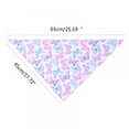 thumbnail image 5 of Spring Dog Bandana, Hawaii Dog Bandana Soft Doggy Kerchief Accessories or Small Medium Large Dogs and Cats Bandanas Summer Pet Costume with Cute Patterns, 5 of 7