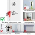 thumbnail image 5 of Cerradura de puerta portátil Rojo Verde Seguridad y privacidad, 5 of 5