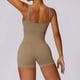 thumbnail image 3 of Mono de Yoga sin costuras para mujer, conjunto de Yoga acanalado, ropa de gimnasio, chándal de entrenamiento de realce, mono deportivo de baile, ropa deportiva, 3 of 5