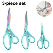 Scissors, scissors with sharp blades made of titanium, soft comfort handles, suitable for households, offices and schools