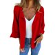 thumbnail image 2 of Chaquetas y abrigos casuales de manga larga sin capucha para mujer, chaqueta casual de manga 3/4, color liso, informal, sin capucha, abrigo, abrigo para mujer, 2 of 6