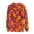 thumbnail image 5 of Eheartsgir Autumn Sweatshirt Maple Leaves Zip Up Hoodie with Pocket Womens Hoodies for Fall Spring Streetwear Long Sleeve Tops for Autumn Winter, 5 of 5