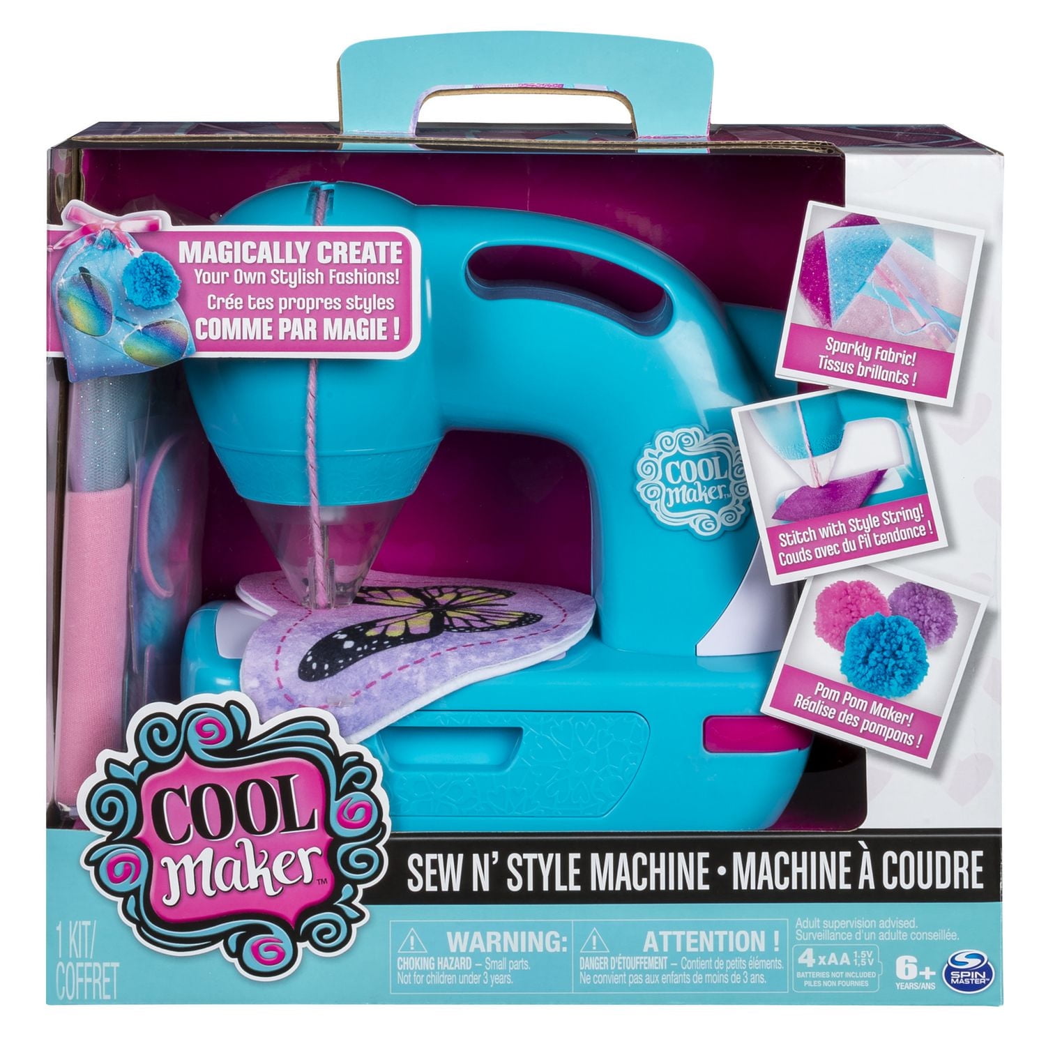 Cool Maker Sew N’ Style Sewing Machine Kit