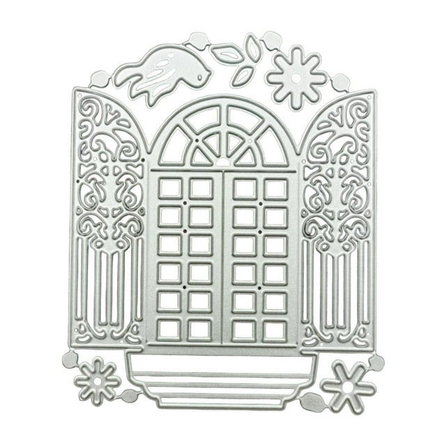 Plantilla de troquelado para bricolaje, plantilla para ventana, plantilla portátil para decoración de ventanas, plantilla para álbumes de recortes,