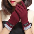 thumbnail image 2 of Trayknick Gants de Poignet d'Hiver Chauds pour Filles et Femmes avec Écran Tactile Extérieur, 2 of 13