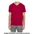 thumbnail image 2 of Playera Fruit of the Loom Para hombre cuello v, algodón sustentable, rojo, talla 2EG, 2 of 4