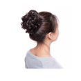 thumbnail image 3 of Curly Wave Chignon Épaissi Résistant à la Chaleur Porte-Queue Court Extension de Cheveux Extension 1 pcs Brun Moyen 45g, 3 of 4