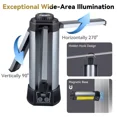 thumbnail image 3 of Rechargeable work light with stand, cordless work light with three COB L..., 3 of 4