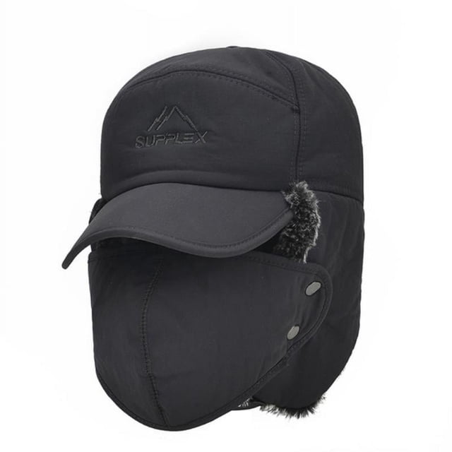Gorro de invierno cálido con orejeras y máscara, gorro de invierno cálido y resistente al frío para padres