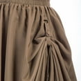 thumbnail image 3 of Maxi Long Skirt for Women  Elastic High Waist Double-Layer Victorian Renaissance Skirts, 3 of 8