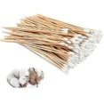 thumbnail image 1 of Cotton Swabs 300 Pcs Single Head Wood Cotton Swabs Cotton Swabs With Wooden, 1 of 5