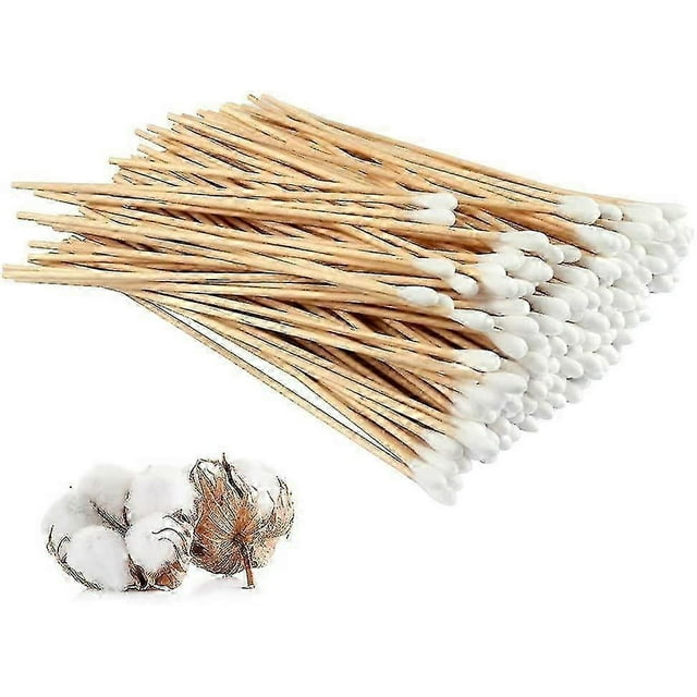 Cotton Swabs 300 Pcs Single Head Wood Cotton Swabs Cotton Swabs With Wooden