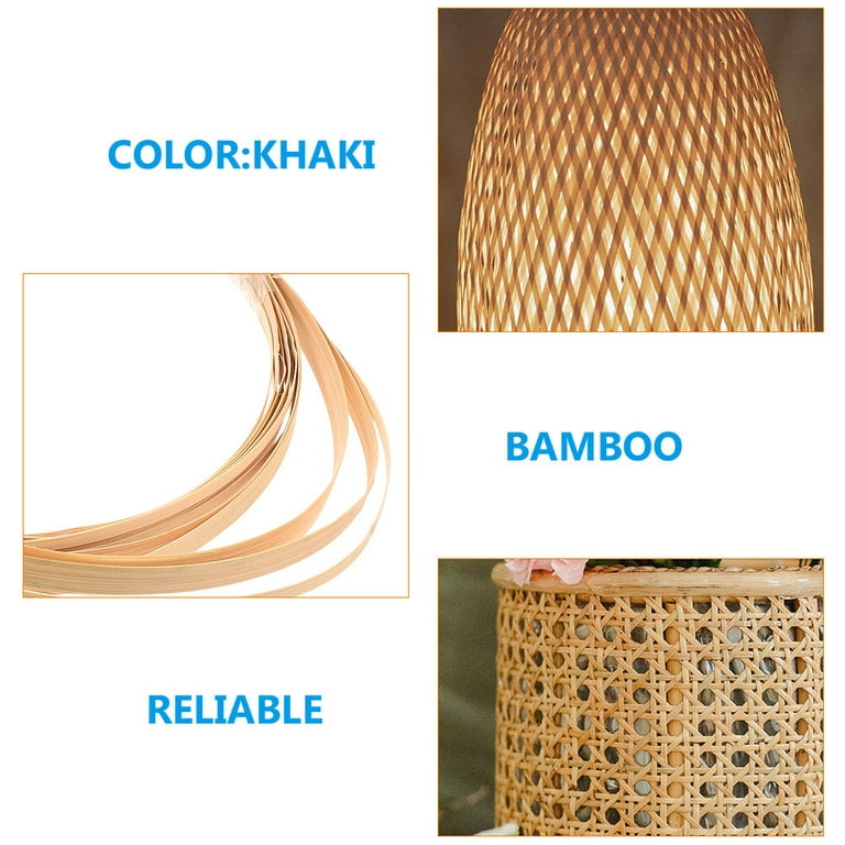 Bamboo Material DIY Weaving Furniture Basket Making Supplies Strips Craft  Reeds Home Flat Coil Woven Hamper - AliExpress