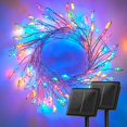 thumbnail image 1 of Guirnalda de luces solares Brightown 480 LED, 12 m, multicolor, paquete de 2, 1 of 7