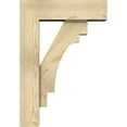 thumbnail image 3 of Ekena Millwork 6"W x 18"D x 26"H Merced Block Rough Sawn Bracket w/ Offset Brace, Douglas Fir, 3 of 25