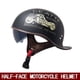 thumbnail image 3 of Casco retro de medio casco con certificación 3C para motocicleta eléctrica de verano para hombre y mujer, todoterreno, ABS, retro, para motocicleta, 3 of 4