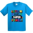 thumbnail image 3 of Inktastic Autism is My Super Power with Puzzle Pieces Youth T-Shirt, 3 of 5