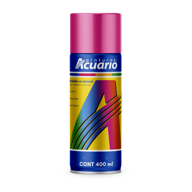 Pintura En Aerosol Acuario 400 Ml Rosa Mexicano
