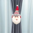 thumbnail image 3 of Christmas Curtain Buckles Lovely Santa,Snowman,Deer Doll Creative Curtain Tieback Hold Back Fastener Window Ornaments , Santa Claus, 3 of 9