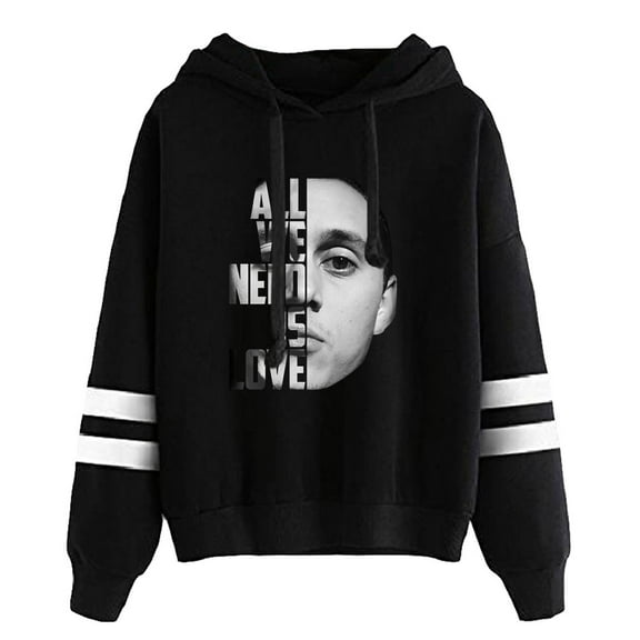 Canserbero apparel all we need is love merch Pocketless Parallel Bars Sleeve Sweatshirt