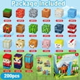 thumbnail image 2 of 200 bloques magnéticos, juguetes de construcción magnéticos para niños, STEM Montessori apilables, juguetes educativos sensoriales para niños pequeños, juego de construcción de mundo, regalos de cumpl, 2 of 7
