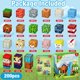 thumbnail image 2 of 200 bloques magnéticos, juguetes de construcción magnéticos para niños, STEM Montessori apilables, juguetes educativos sensoriales para niños pequeños, juego de construcción de mundo, regalos de cumpl, 2 of 7