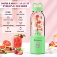 thumbnail image 2 of Exprimidor portátil HOMEXUP 400 ml 175 W de alta potencia verde, 2 of 5