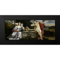 thumbnail image 2 of Titian 14x8 Black Modern Framed Museum Art Print Titled - Sacred and Profane Love, 2 of 5