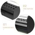 thumbnail image 3 of HONMEET Black Plastic Jewelry Repair Tool Box, Portable Storage Container with Compact Design, 1 Pack for Easy Organization, 3 of 7