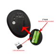 thumbnail image 4 of Wireless Dual-mode Mouse  2.4G/BT5.1  Computer Mouse  Gaming Mouse  Ergonomic  Silent    Linux iOS  Reduce Hand Fatigue  Multi-platform Compatibility, 4 of 7