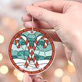 thumbnail image 3 of Candy Cane Duo Ceramic Ornament – Personalized Ornament Gift for Family, Friends, Boy & Girl, Christmas 2025 Tree Keepsake, 3 of 4