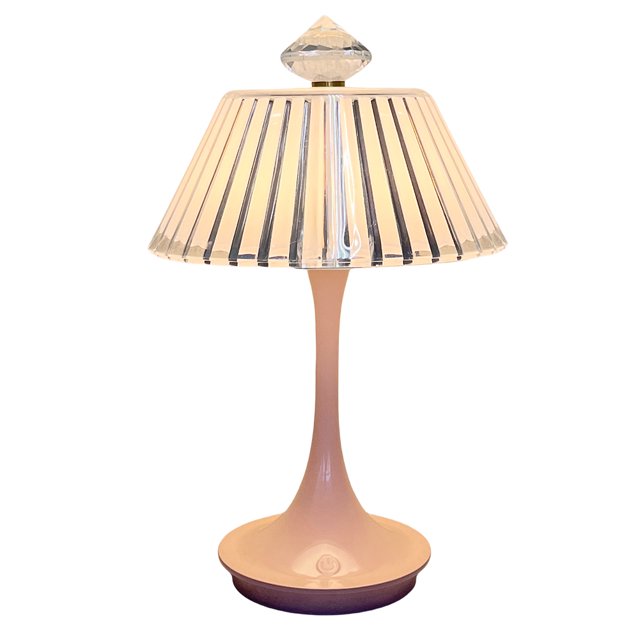 Lámpara de mesa LED recargable 1800mAh luz de ambiente para barra de café para dormitorio en casa