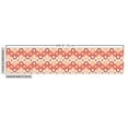 thumbnail image 3 of Abstract Sofa Upholstery Fabric by the Yard, Ikat Inspired Design Round Salmon Pink Retro Motifs, Decorative Fabric for DIY and Home Accents, Salmon Cinnamon by Ambesonne, 3 of 5