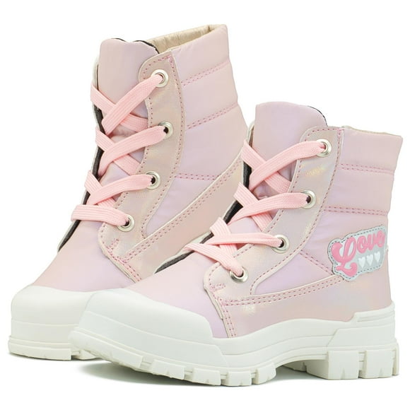 Botin para Niña Yuyin Plataforma Chunky Puntera De Protección rosa 19