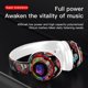 thumbnail image 4 of Auriculares de juego inalámbricos Bluetooth blancos con micrófono, 4 of 9