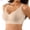 Khaki, variant on Seamless Jelly Strip Side Support Non Padded Underwire Bra For Comfortable Lift Womens Comfortable Bra,Small,(Pink)
