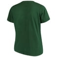thumbnail image 3 of Women's Majestic Green New York Jets Plus Size Logo V-Neck T-Shirt, 3 of 3