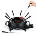 thumbnail image 1 of Salton - Electric Fondue Set with 2.8 Liter Non-Stick Bowl, 1000W, Black, 1 of 2