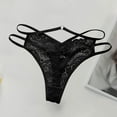thumbnail image 4 of uublik Panties for Women High Waist Breathable Briefs Soft Underpants Ladies Stretch Panties Lace Underwear for Women Black, 4 of 5