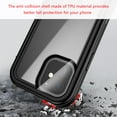 thumbnail image 2 of SOATUTO For iPhone 12 Waterproof Case,iPhone 12 Pro Waterproof Case Built-in Screen Protector IP68 Underwater Sealed Full Body Shockproof Case Cover for Apple iPhone 12 / iPhone 12 Pro 6.1 (Black), 2 of 7
