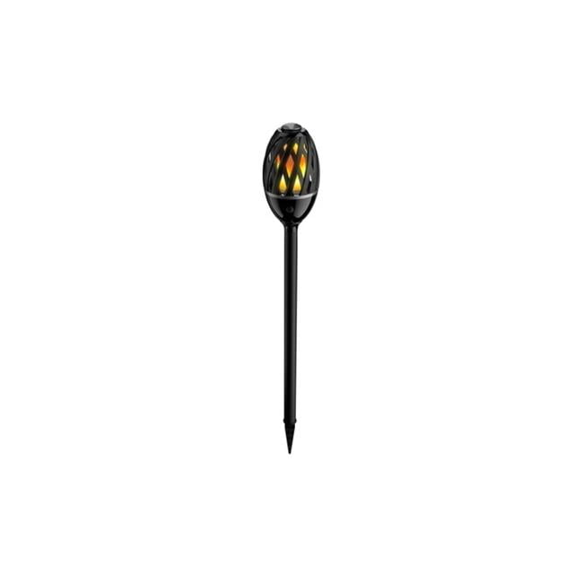 Luceco LEXFLAMEBK IP65 LED Flame Effect Torch with Spike, Stand & USB