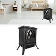 thumbnail image 1 of Poêle de Foyer Électrique, Chauffage de Foyer Électrique Autoportant Température Compact Chauffage d'Appoint Intérieur Poêle Intérieur Chauffage avec Télécommande de Surchauffe, 1 of 7