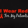 thumbnail image 3 of CafePress - I Wear Red For My Patients Women's Dark T Shirt - Women's Traditional Fit Dark T-Shirt, 3 of 4